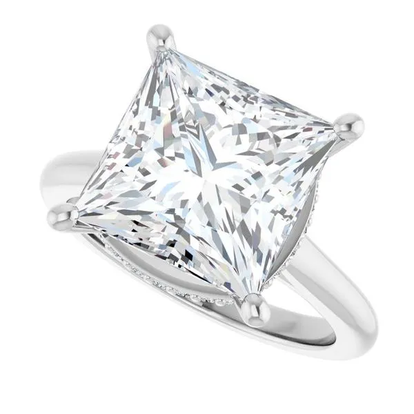 Hidden Halo-Style Engagement Ring Image 5 Jimmy Smith Jewelers Decatur, AL