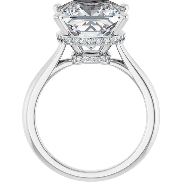 Hidden Halo-Style Engagement Ring Image 2 J. Thomas Jewelers Rochester Hills, MI