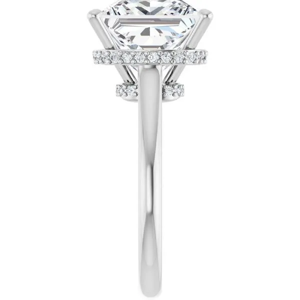 Hidden Halo-Style Engagement Ring Image 4 Shipley's Fine Jewelry Hampstead, MD