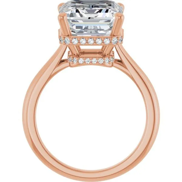 Hidden Halo-Style Engagement Ring Image 2 Clater Jewelers Louisville, KY