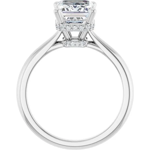 Hidden Halo-Style Engagement Ring Image 2 Arezzo Jewelers Elmwood Park, IL
