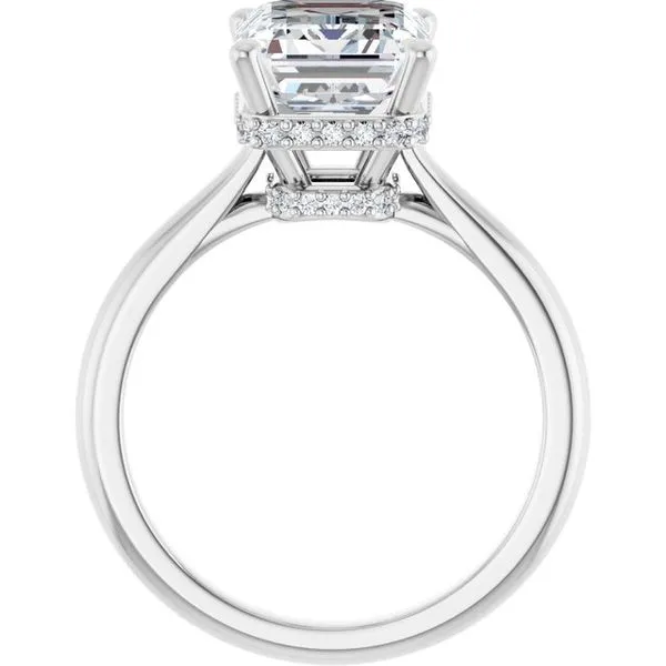 Hidden Halo-Style Engagement Ring Image 2 J. Thomas Jewelers Rochester Hills, MI