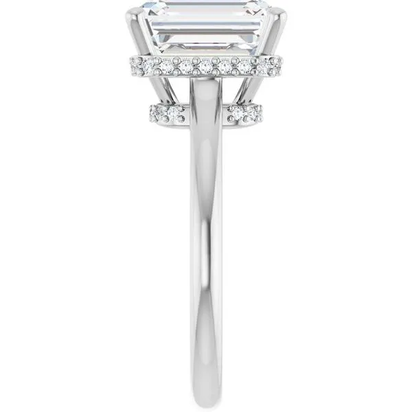 Hidden Halo-Style Engagement Ring Image 4 Morin Jewelers Southbridge, MA