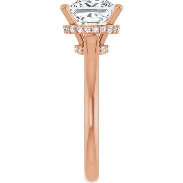 Hidden Halo-Style Engagement Ring Image 4 Austin's Fine Diamonds & Jewelry Lyndhurst, NJ