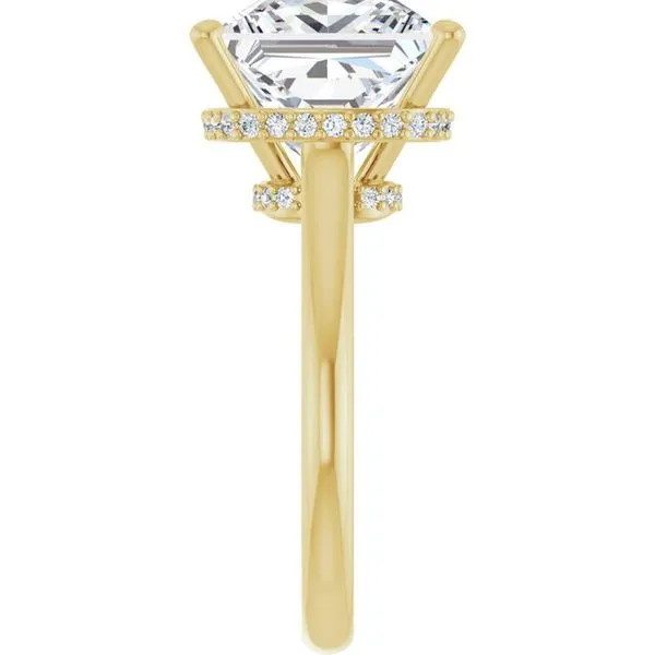 Hidden Halo-Style Engagement Ring Image 4 JF Jones Jewelers Rochester, NY