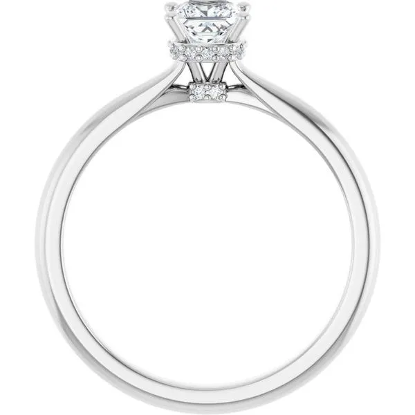 Hidden Halo-Style Engagement Ring Image 2 Arezzo Jewelers Elmwood Park, IL