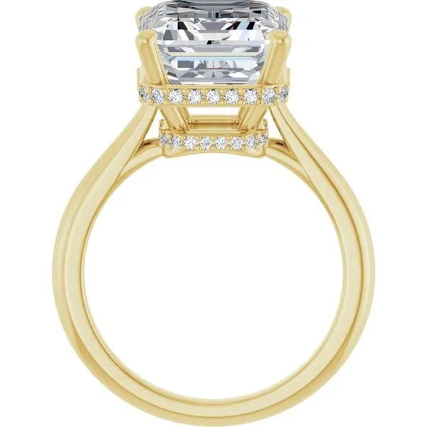 Hidden Halo-Style Engagement Ring Image 2 The Ring Austin Round Rock, TX