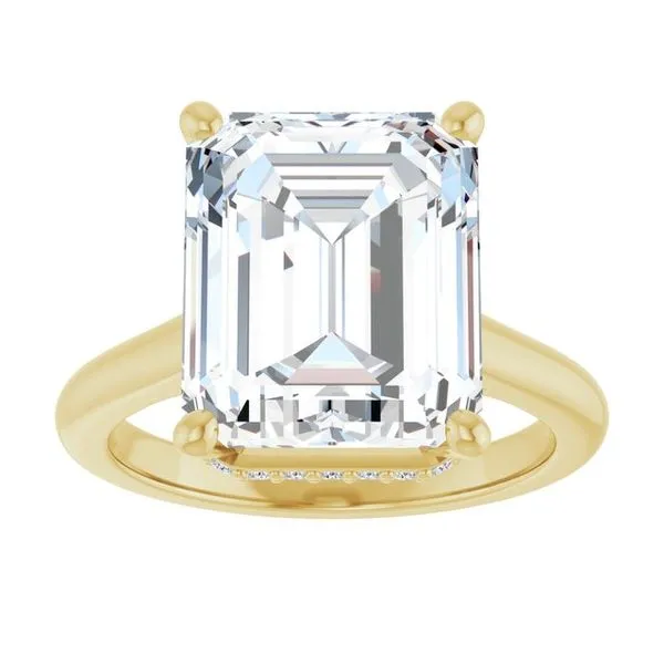 Hidden Halo-Style Engagement Ring Image 3 J. Thomas Jewelers Rochester Hills, MI