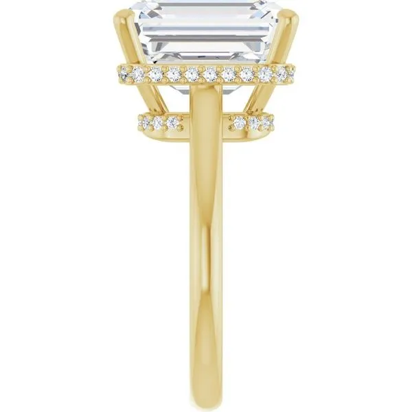 Hidden Halo-Style Engagement Ring Image 4 Raleigh Diamond Fine Jewelry Raleigh, NC