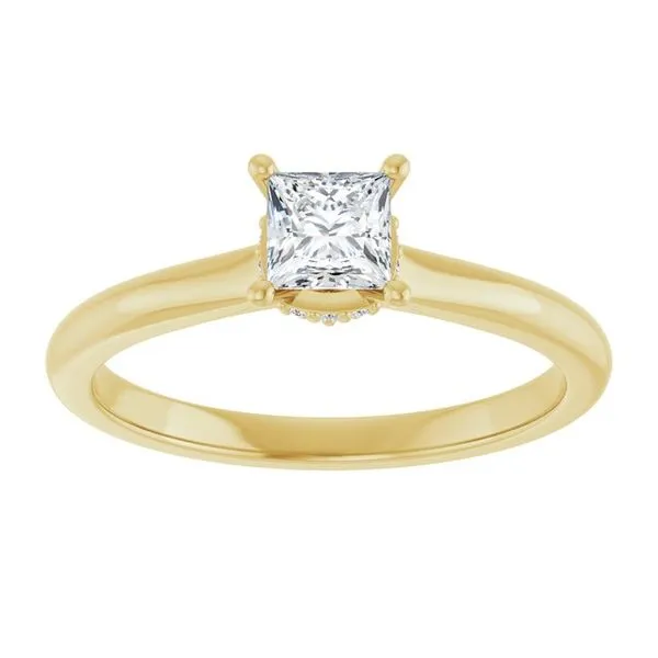 Hidden Halo-Style Engagement Ring Image 3 Mark Jewellers La Crosse, WI