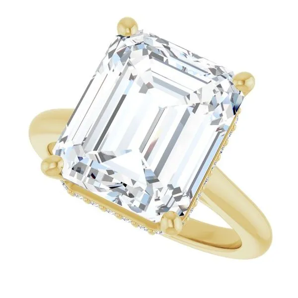 Hidden Halo-Style Engagement Ring Image 5 Morin Jewelers Southbridge, MA