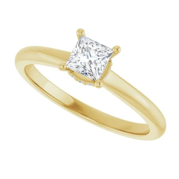 Hidden Halo-Style Engagement Ring Image 5 Mark Jewellers La Crosse, WI