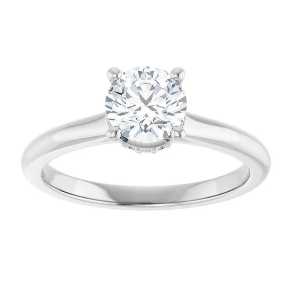 Hidden Halo-Style Engagement Ring Image 3 Shipley's Fine Jewelry Hampstead, MD