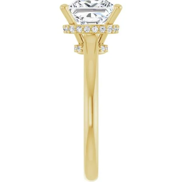 Hidden Halo-Style Engagement Ring Image 4 Shipley's Fine Jewelry Hampstead, MD