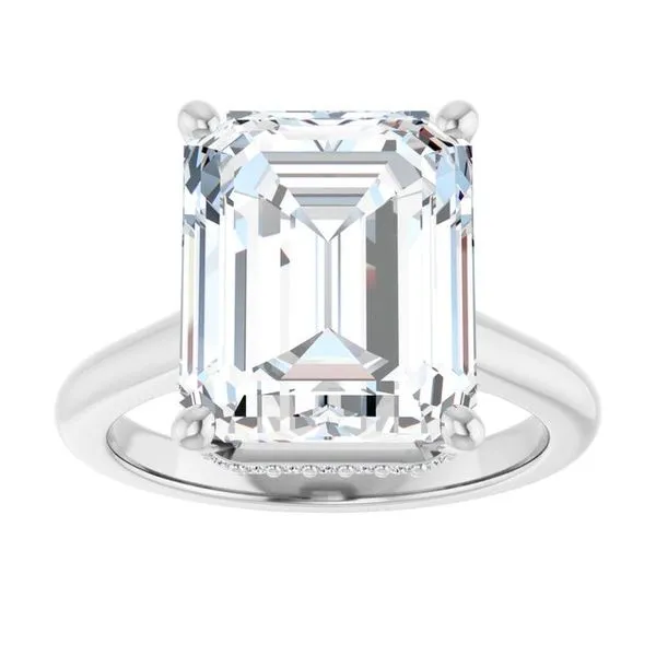 Hidden Halo-Style Engagement Ring Image 3 Paul James Jewelers Angels Camp, CA