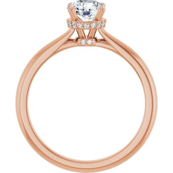 Hidden Halo-Style Engagement Ring Image 2 Shipley's Fine Jewelry Hampstead, MD