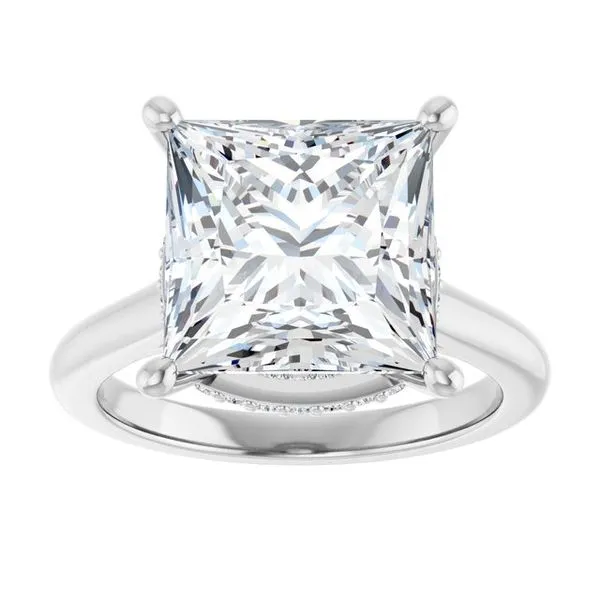 Hidden Halo-Style Engagement Ring Image 3 Arezzo Jewelers Elmwood Park, IL