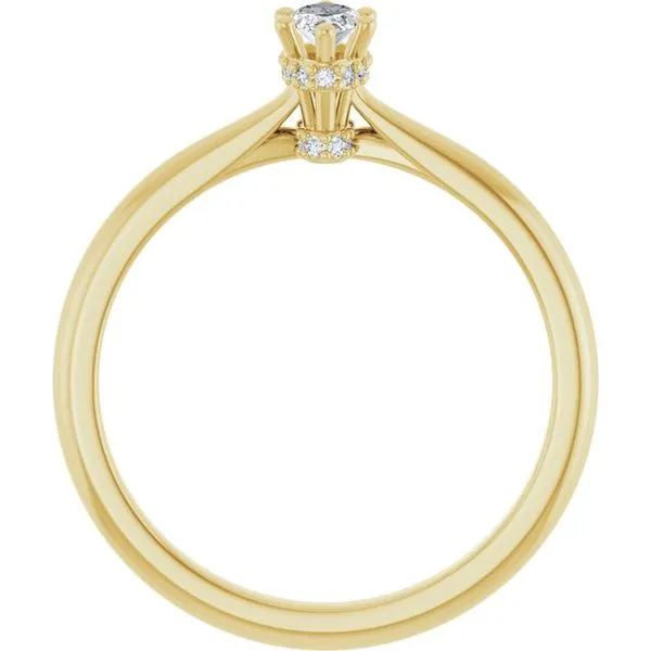 Hidden Halo-Style Engagement Ring Image 2 Austin's Fine Diamonds & Jewelry Lyndhurst, NJ