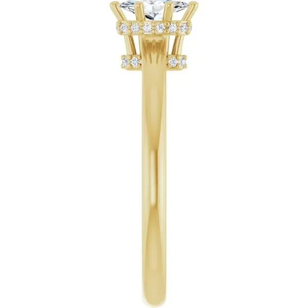 Hidden Halo-Style Engagement Ring Image 4 Jimmy Smith Jewelers Decatur, AL