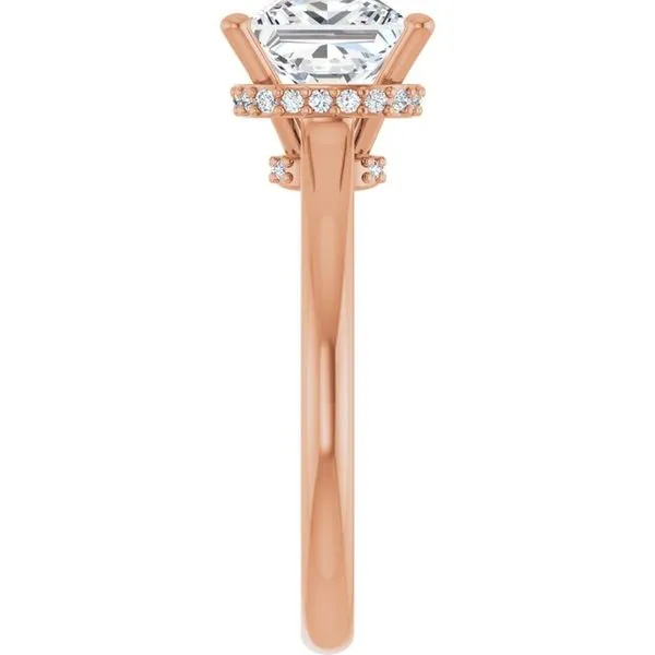 Hidden Halo-Style Engagement Ring Image 4 Clater Jewelers Louisville, KY