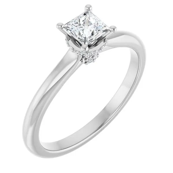 Hidden Halo-Style Engagement Ring Natale Jewelers Sewell, NJ
