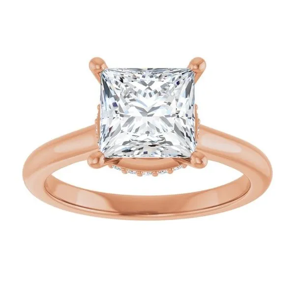 Hidden Halo-Style Engagement Ring Image 3 J. Thomas Jewelers Rochester Hills, MI