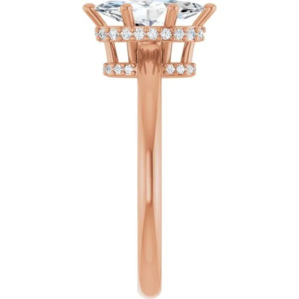 Hidden Halo-Style Engagement Ring Image 4 J. Thomas Jewelers Rochester Hills, MI