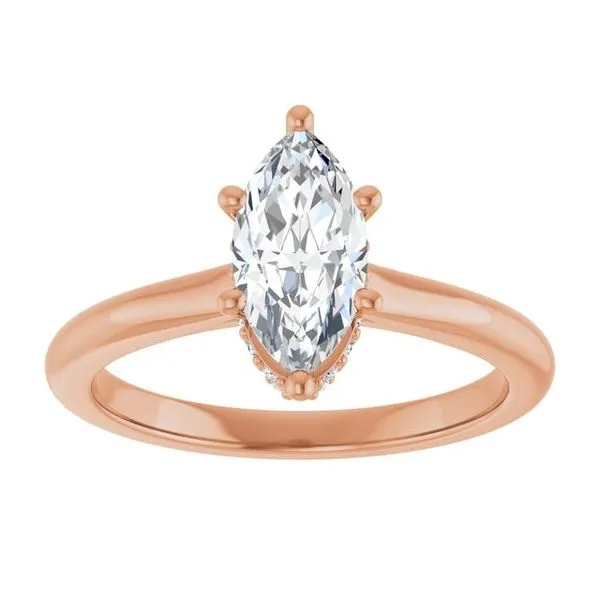 Hidden Halo-Style Engagement Ring Image 3 Virtus Collective Newport Beach , CA