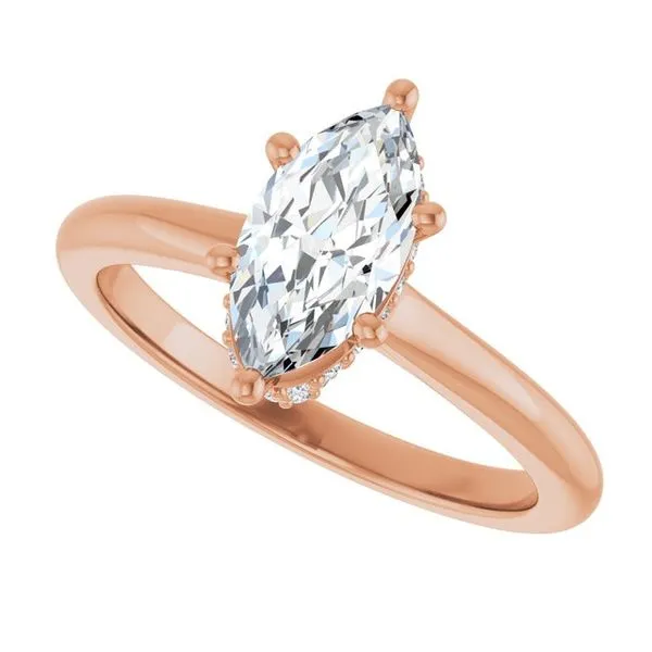 Hidden Halo-Style Engagement Ring Image 5 Raleigh Diamond Fine Jewelry Raleigh, NC