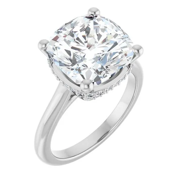 Hidden Halo-Style Engagement Ring J. Thomas Jewelers Rochester Hills, MI