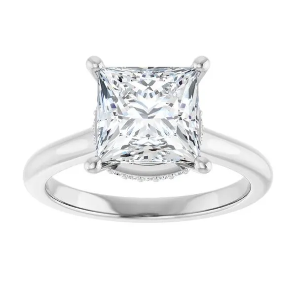 Hidden Halo-Style Engagement Ring Image 3 Arezzo Jewelers Elmwood Park, IL