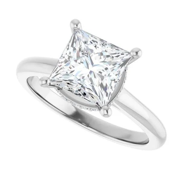 Hidden Halo-Style Engagement Ring Image 5 Austin's Fine Diamonds & Jewelry Lyndhurst, NJ