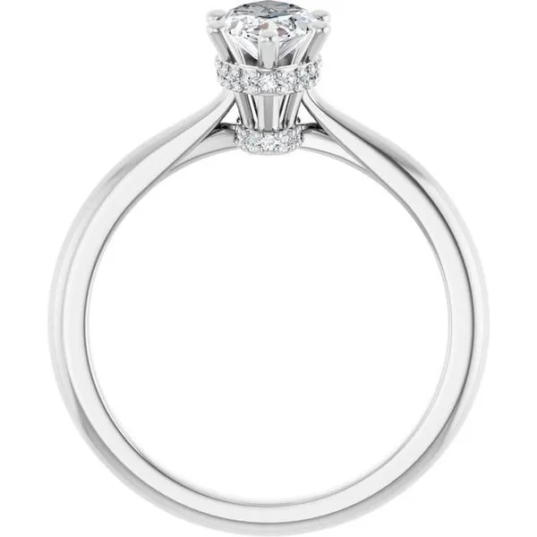 Hidden Halo-Style Engagement Ring Image 2 Witt's Jewelry Wayne, NE