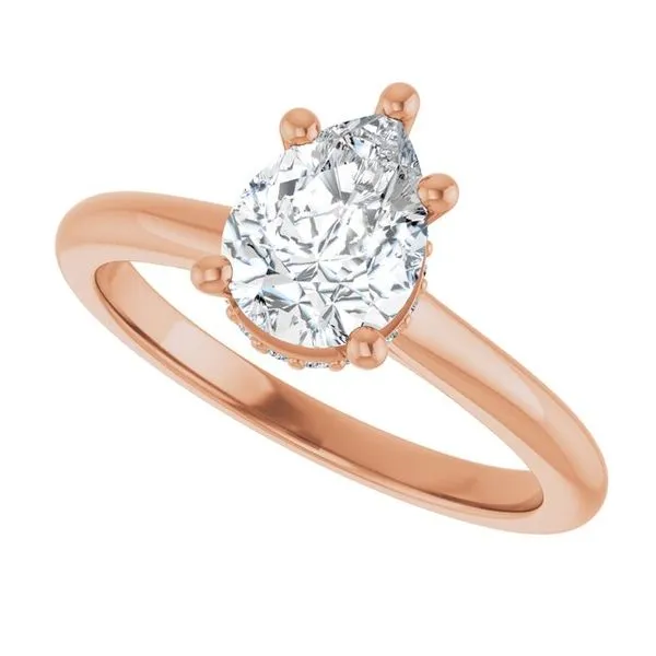 Hidden Halo-Style Engagement Ring Image 5 Shipley's Fine Jewelry Hampstead, MD