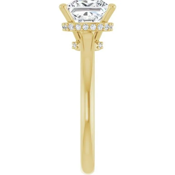 Hidden Halo-Style Engagement Ring Image 4 Austin's Fine Diamonds & Jewelry Lyndhurst, NJ