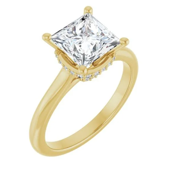 Hidden Halo-Style Engagement Ring Clater Jewelers Louisville, KY
