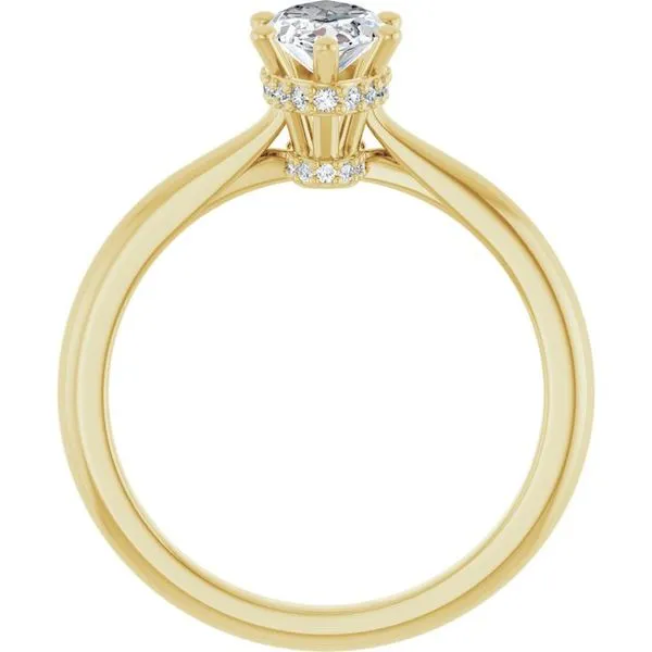 Hidden Halo-Style Engagement Ring Image 2 The Ring Austin Round Rock, TX