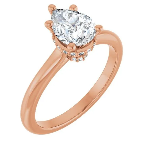 Hidden Halo-Style Engagement Ring Mark Jewellers La Crosse, WI