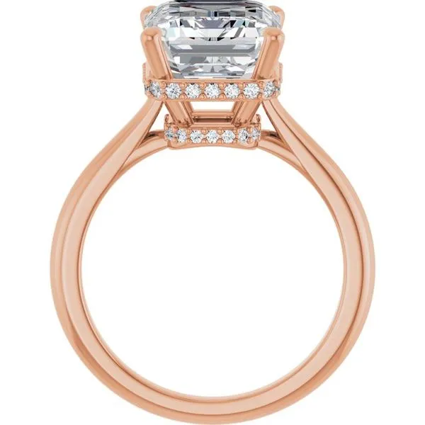 Hidden Halo-Style Engagement Ring Image 2 Arezzo Jewelers Elmwood Park, IL