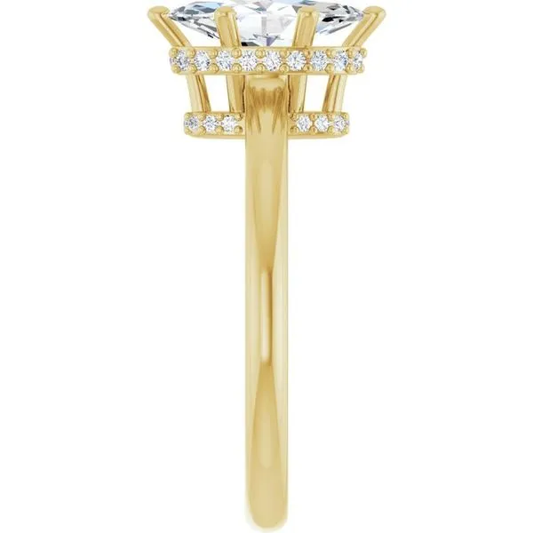Hidden Halo-Style Engagement Ring Image 4 J. Thomas Jewelers Rochester Hills, MI