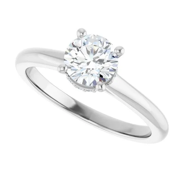 Hidden Halo-Style Engagement Ring Image 5 Jimmy Smith Jewelers Decatur, AL
