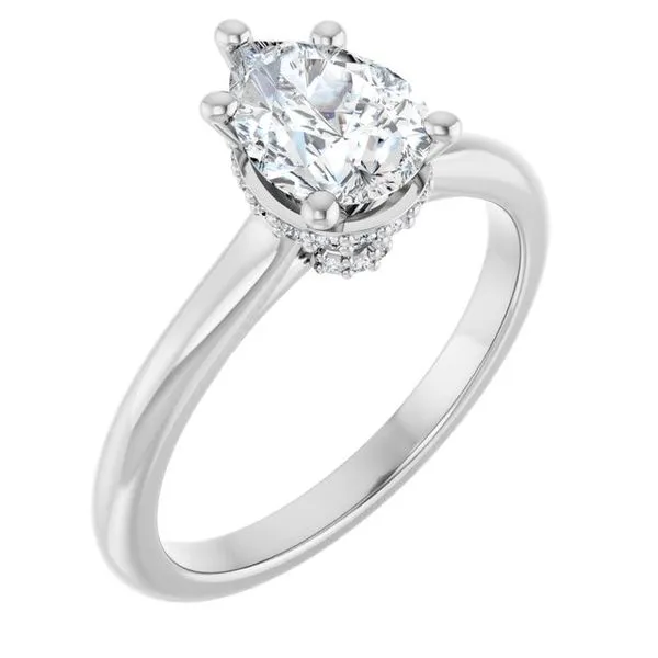 Hidden Halo-Style Engagement Ring Clater Jewelers Louisville, KY