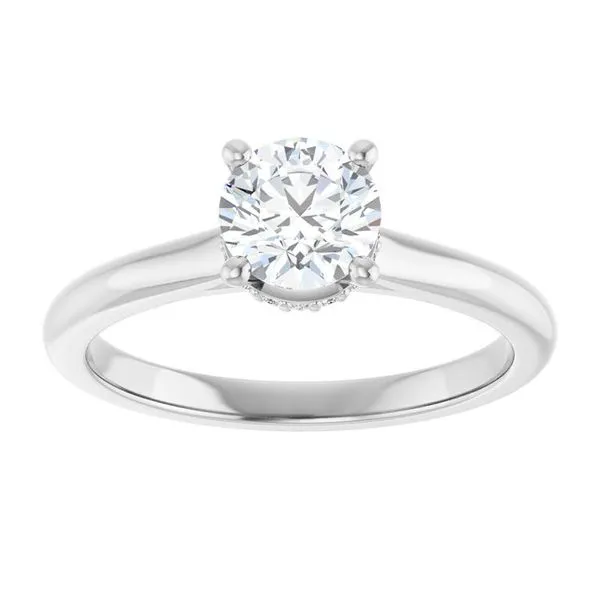 Hidden Halo-Style Engagement Ring Image 3 Paul James Jewelers Angels Camp, CA