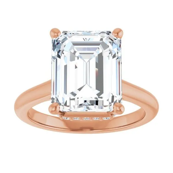 Hidden Halo-Style Engagement Ring Image 3 J. Thomas Jewelers Rochester Hills, MI