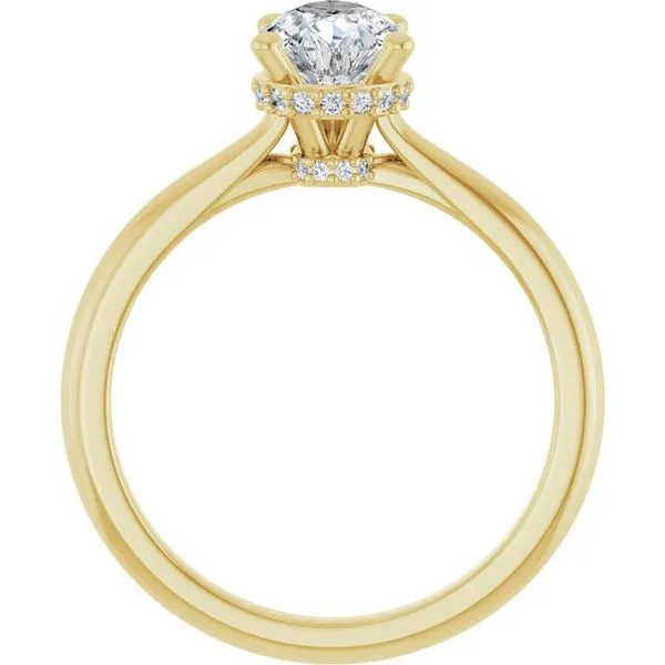 Hidden Halo-Style Engagement Ring Image 2 Michael Szwed Jewelers Longmeadow, MA