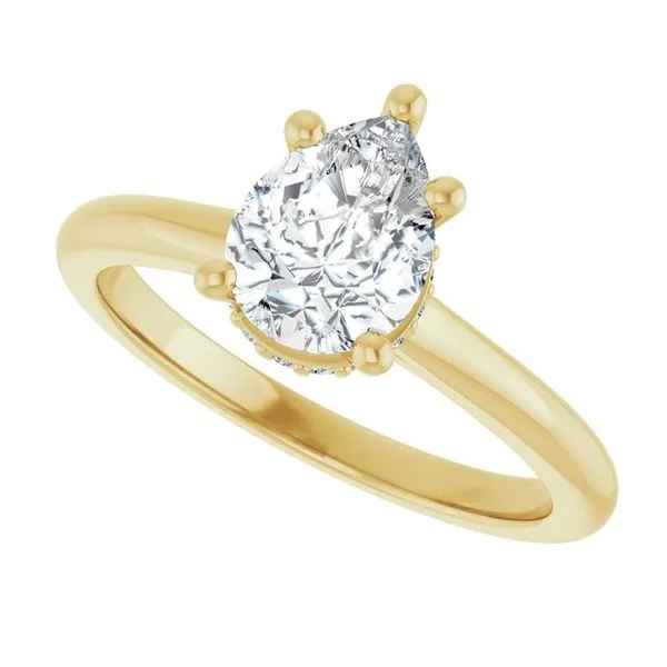Hidden Halo-Style Engagement Ring Image 5 Austin's Fine Diamonds & Jewelry Lyndhurst, NJ