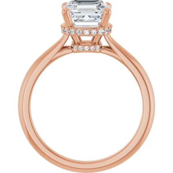 Hidden Halo-Style Engagement Ring Image 2 Ocean View Jewelers Millville, DE