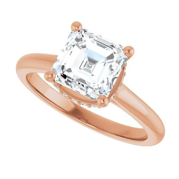 Hidden Halo-Style Engagement Ring Image 5 Natale Jewelers Sewell, NJ