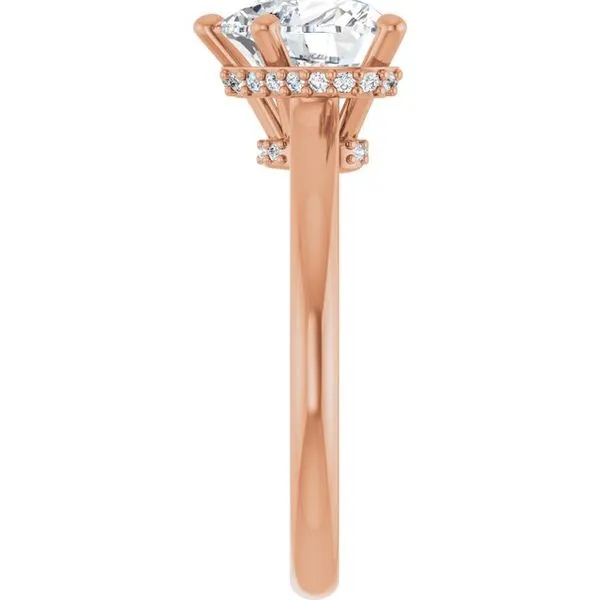 Hidden Halo-Style Engagement Ring Image 4 JF Jones Jewelers Rochester, NY