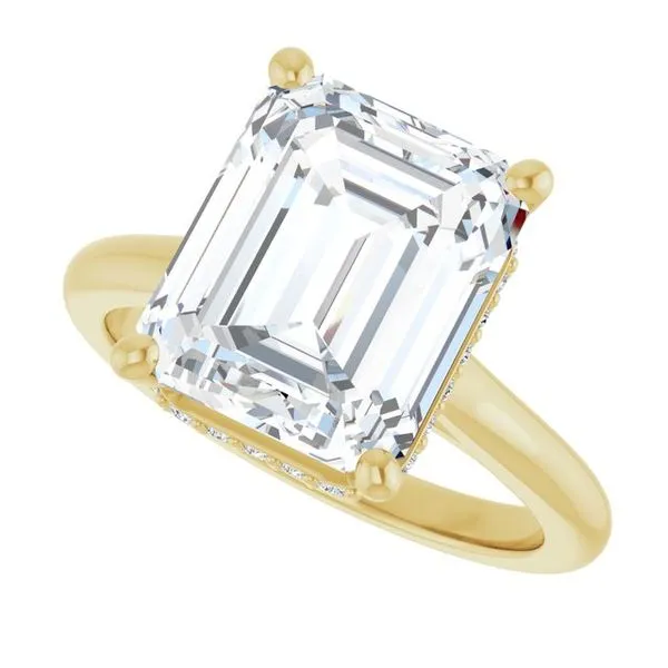 Hidden Halo-Style Engagement Ring Image 5 Natale Jewelers Sewell, NJ